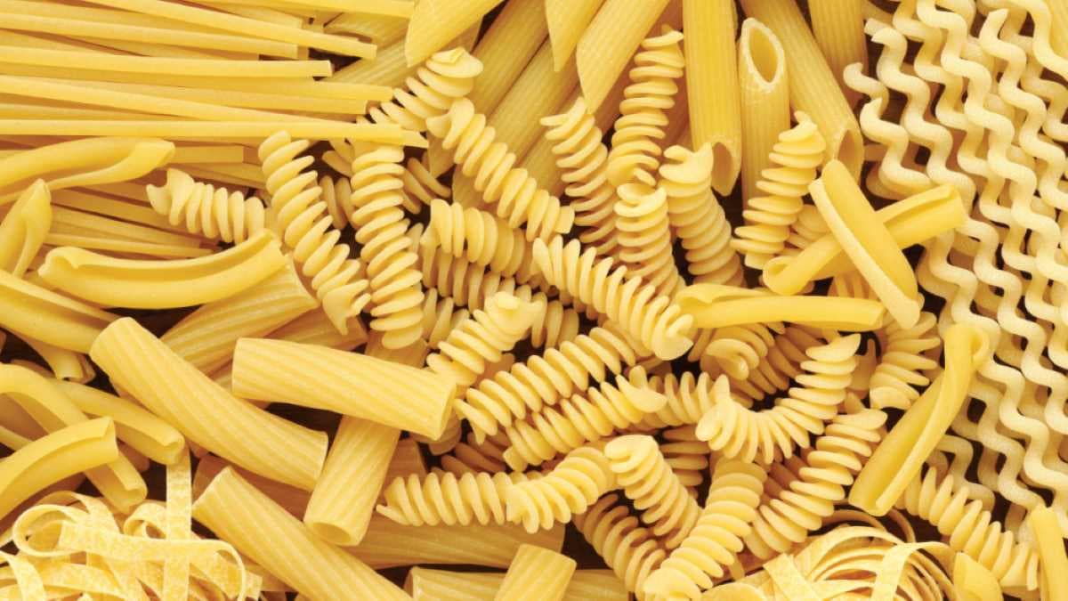 Des pâtes alimentaires