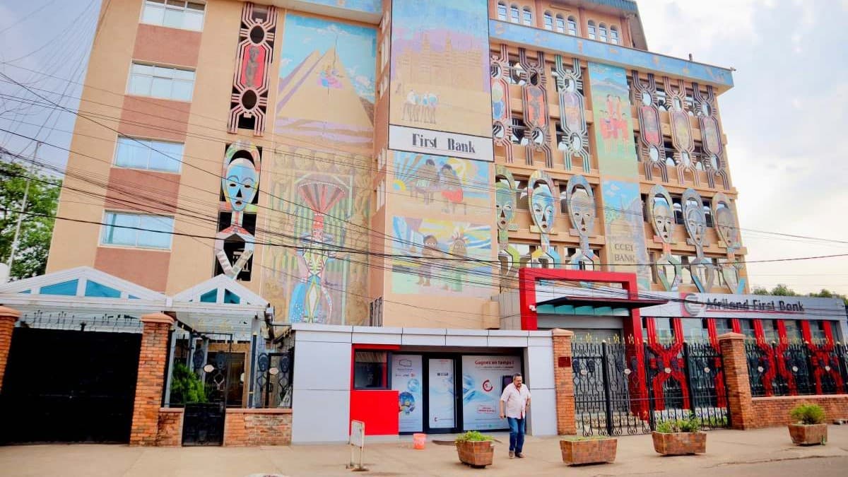 Le siège d'Afriland First Bank au Cameroun