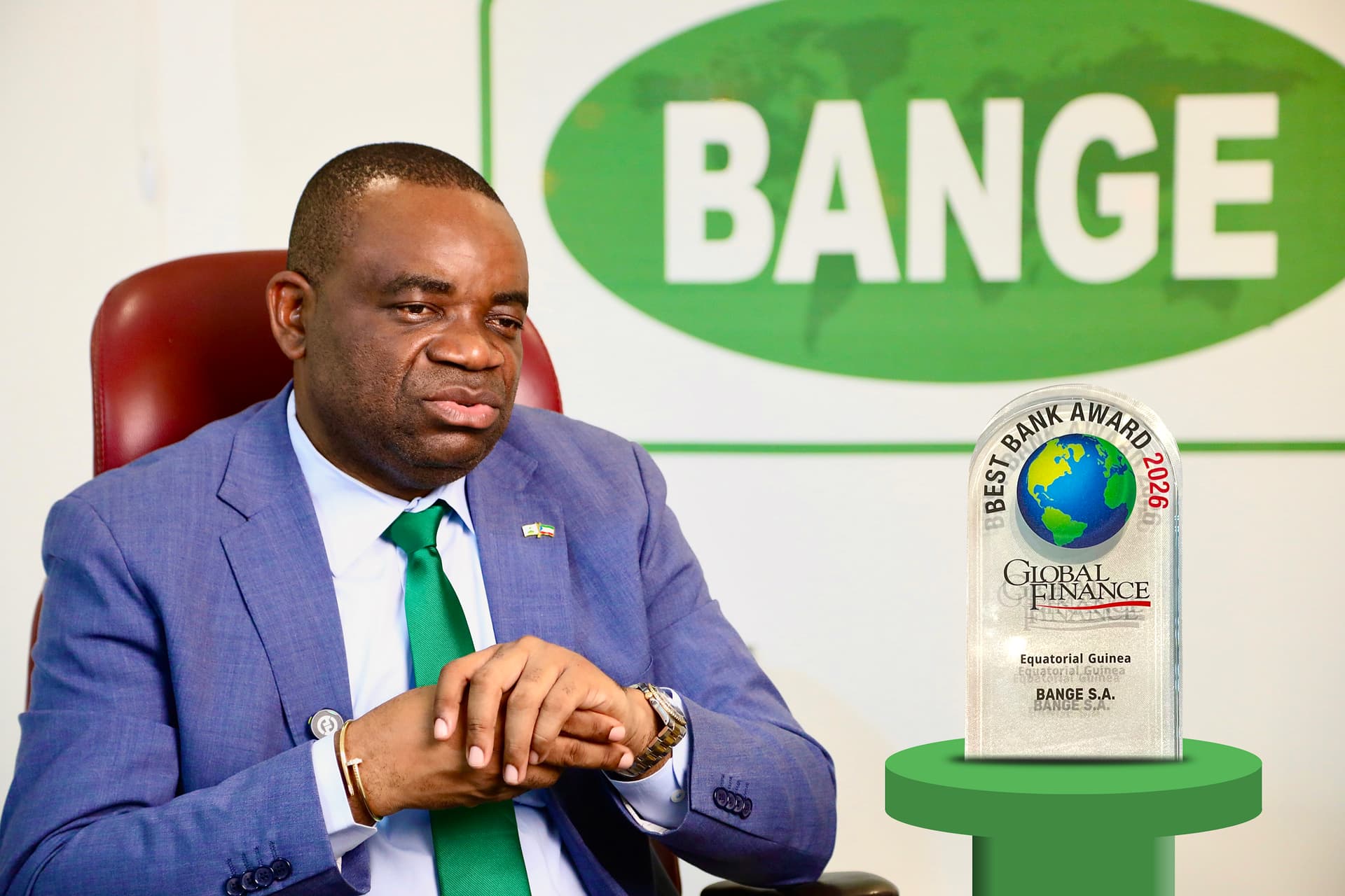 BANGE couronnée Meilleure Banque 2026 de Guinée Équatoriale par Global Finance