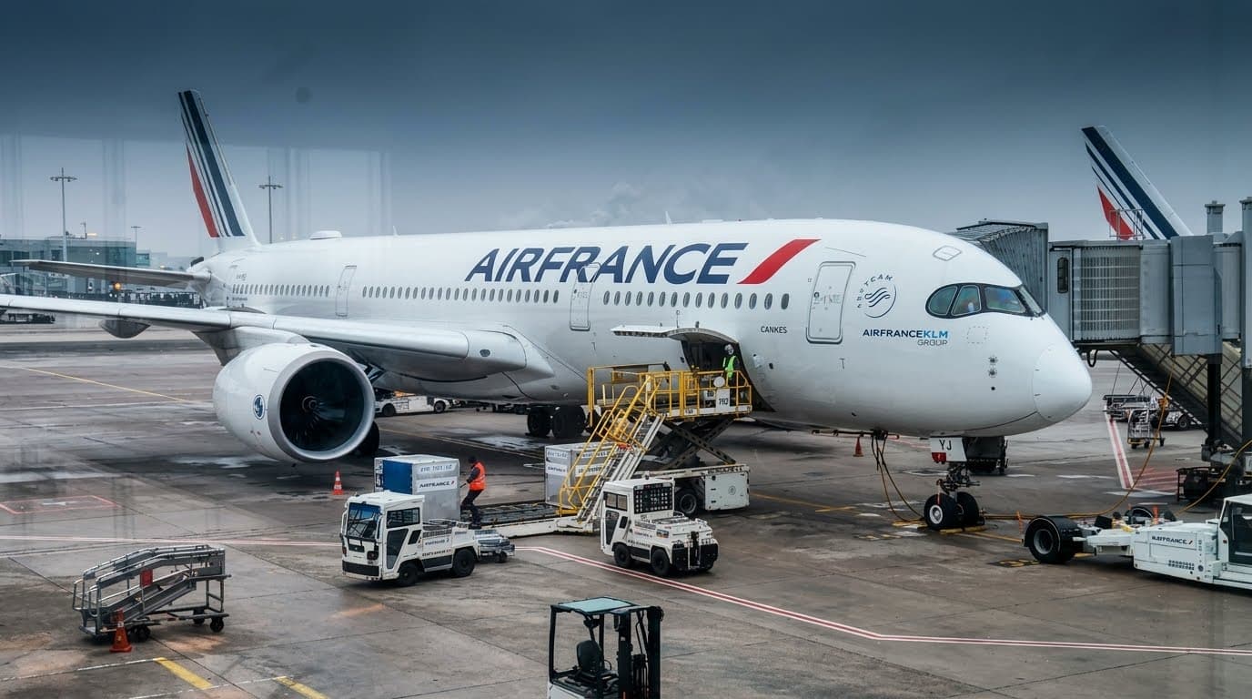 Un Airbus A350 du transporteur (c)Air France